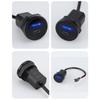 Автомобильные зарядные розетки 12 В/24 В с портом Type C PD3.0, Панель USB для быстрой зарядки для грузовиков и автобусов