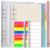 LEOBRO System Planner System Planner A5 Set of Refill PP Color Clear Sticky Note Horizontal 6 Transparent Business For Memo PP Set, Refill, Size, 2,