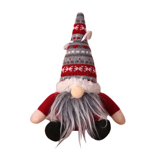 Рождественский Санта-Гном Лесной Безликий Кулон Кукла Домашнее Кафе Праздничный Декор Подарочная Игрушка