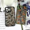 Милый Чехол для Телефона с Таксой и Бульдогом Для iPhone 17 Air 16e 15 14 13 12 11 Pro Max Plus Mini SE2020 2022 Мультяшная Собака Жесткая Крышка