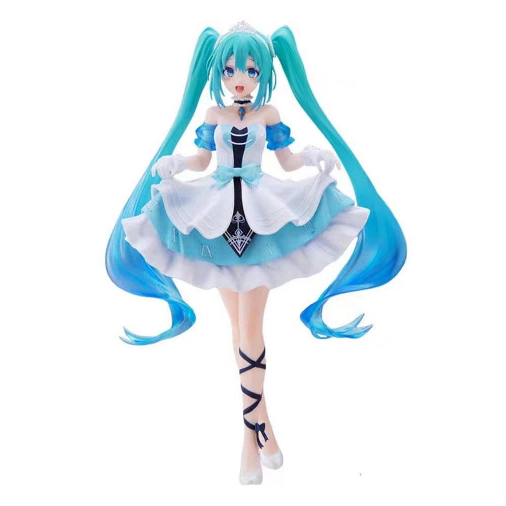 Hatsune Miku Figure Anime Girl Figure Desktop Decor Collectible Doll Present for Fans Future Vocaloid Statue Japanese Kawaii Otaku