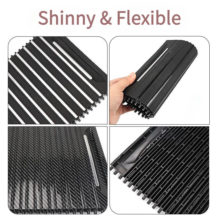 51169251973 Car Interior Beverage Water Cup Holder Console Center Curtain Sliding Roller Blin for BMW X5 X6 F15 F16 2014-2018