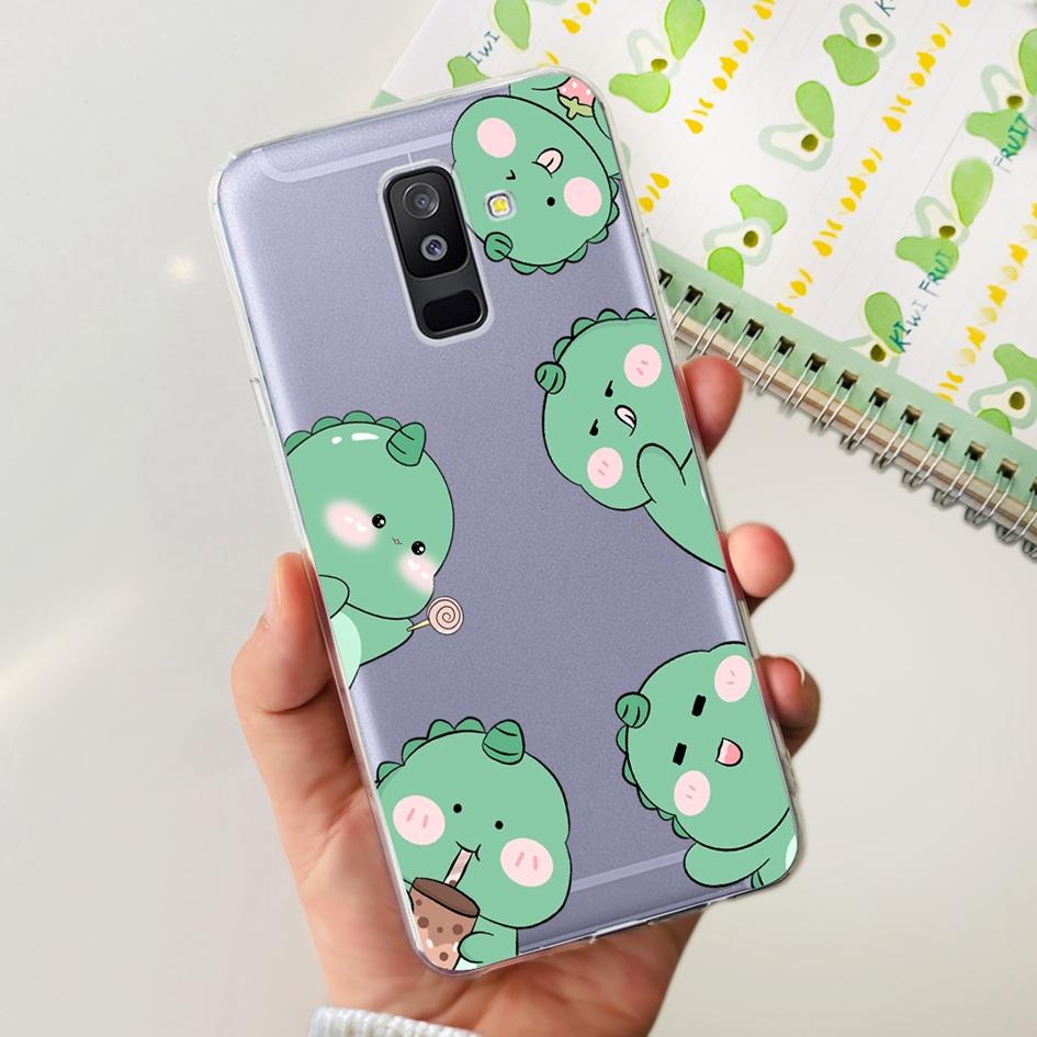 For Samsung A6 Plus 2018 Case SM-A605F New Fashion Butterfly Marble Soft Silicone Funda For Samsung Galaxy A6 A6+ SM-A600F Cover