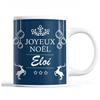 Mug - Noël Eloi Bleu - Ceramic - Printed Front/Back - 325 Ml