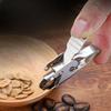 Sunflower Seed Peeling Magic Tool, Nut Opener, Sunflower Seed Holder, Stainless Steel Household Sunflower Seed Cracking and Shelling Opener