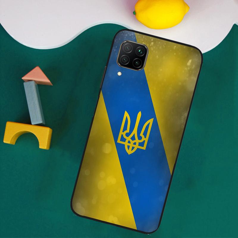 Флаг Украины для Huawei Nova Y73 Y72 Y70 Y90 Y60 Y61 Y91 12s 12i 11i 8i 9 10 SE P40 Lite P30 P60 Pro Чехол