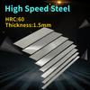 HRC60 быстрорежущая сталь толщина 1,5 мм 300 мм HSS 4241 сталь деревообрабатывающие инструменты лезвия для резьбы по дереву ножи для самостоятельного изготовления