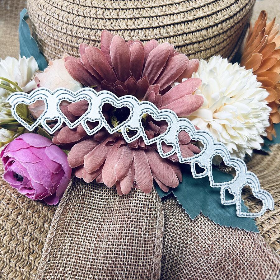 Hearts Metal Cutting Dies Stencil for DIY Scrapbooking Photo Album Embossing Paper Cards Crafts Diecuts