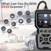 Тестер диагностики неисправностей автомобиля V519, считыватель кодов OBD, сканер OBD2 для сброса кодов ошибок, оборудование для обслуживания транспортных средств, поиск неисправностей автомобиля, портативный