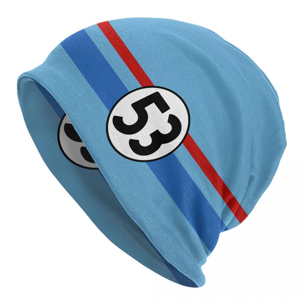 Классический гоночный автомобиль Herbie 53 Skullies шапки кепки крутые зимние теплые унисекс женские вязаные шапки для взрослых унисекс шапки с капюшоном
