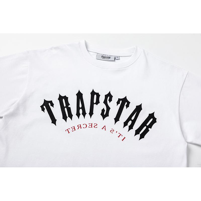 703 Trapstar London 2025 Summer New High Quality Cotton Round Neck Loose Large Size Men's and Women's T-shirt Couple T-shirt