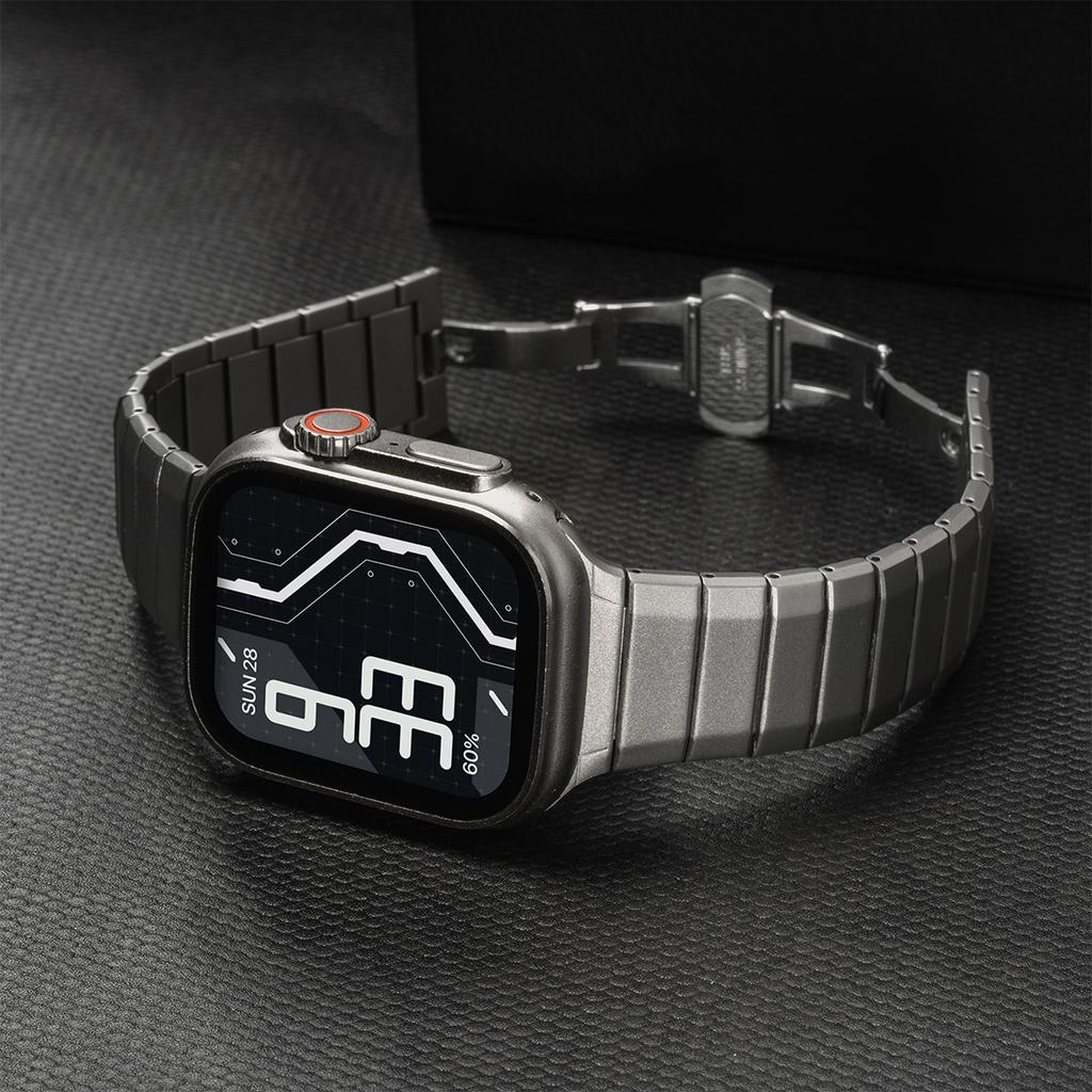 Luxury Metal Band For Apple Watch Ultra 3 49mm Business Stainless Steel Strap for Iwatch Series 11 10 9 8 7 6 5 4 SE3 42mm 44mm 45mm 46mm