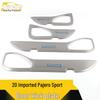 Stainless Steel Anti-Kick Plate for Pajero Sport Door Armrest, Decorative Sticker for 20 Models