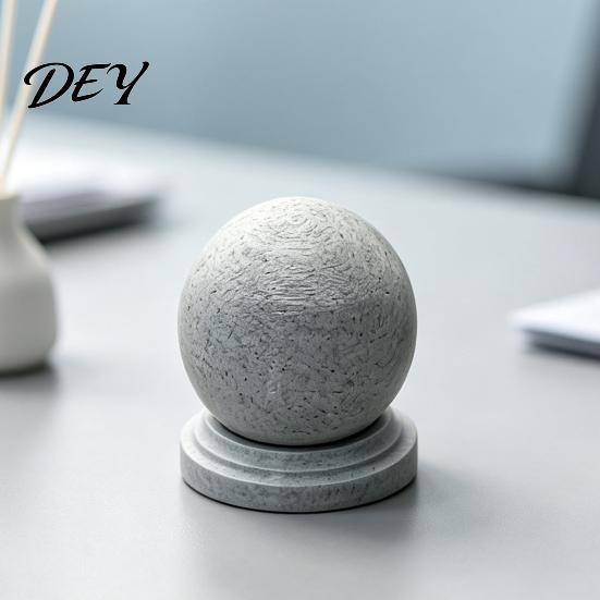 Портативный контейнер для мелких деталей, 3D-печатный шар-камень, коробка для хранения, сфера с резьбой для мини-кейса, стола, круглый органайзер для украшений, уникальный декор для дома