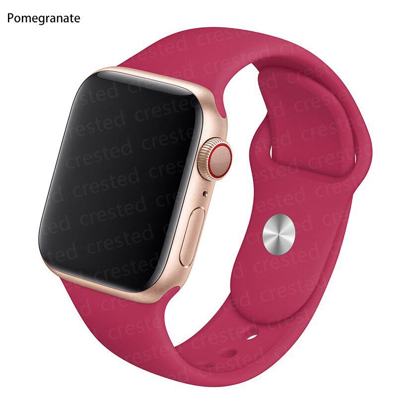 Силиконовый ремешок для Apple Watch Band 41 мм, 44 мм, 38 мм, 45 мм, 40 мм, 42 мм, дышащий ремешок для часов, браслет iWatch series 7, 6, 5, 4, 3, 2, 1