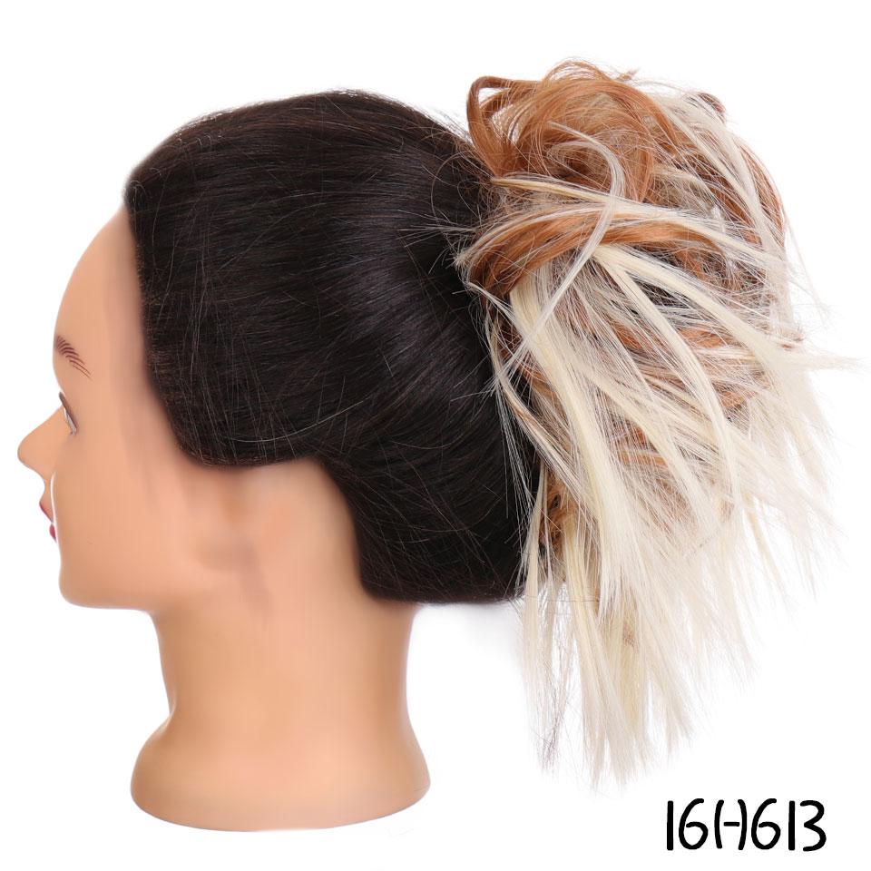 Шиньоны из синтетических волос, грязные резинки для волос, резинка для волос, пучок, прямая прическа, наращивание волос для женщин