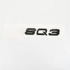 Glossy Black Car Sticker Emblem For new RSQ3 RSQ7 RSQ8 Rear Trunk ABS Letters Decor Badge Decals