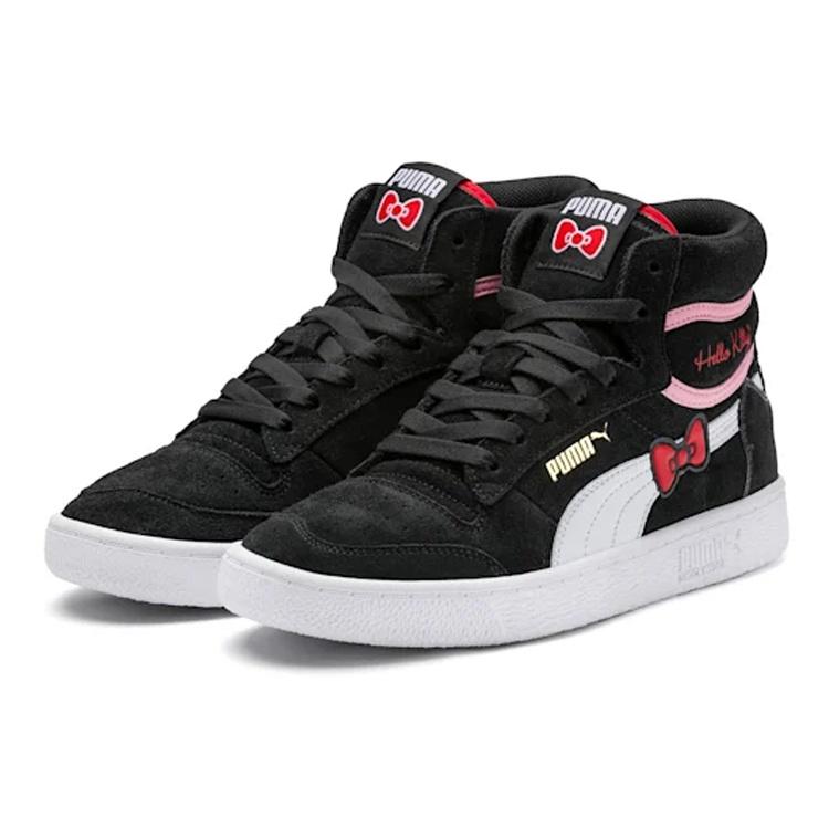 (WMNS) PUMA Hello Kitty x Ralph Sampson Mid 'Black' Women's 372733-01