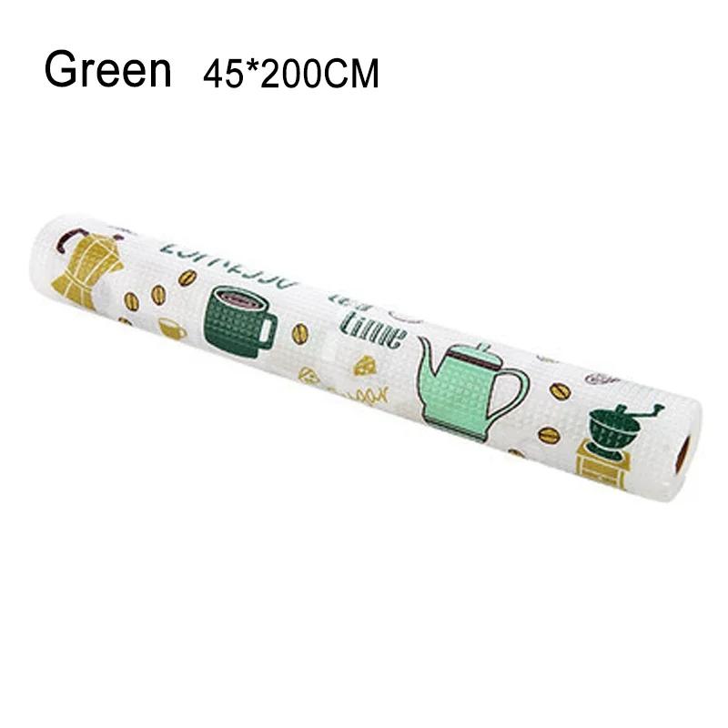 Коврик для шкафа с принтом, водонепроницаемый коврик для кухонного ящика, вкладыши для кухонных шкафов, коврики для холодильника, масштабируемая полка для контактной бумаги