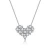 925 Sterling Silver Pendant Necklace For Women Heart Necklace Silver 925 Jewelry Women Necklace 925