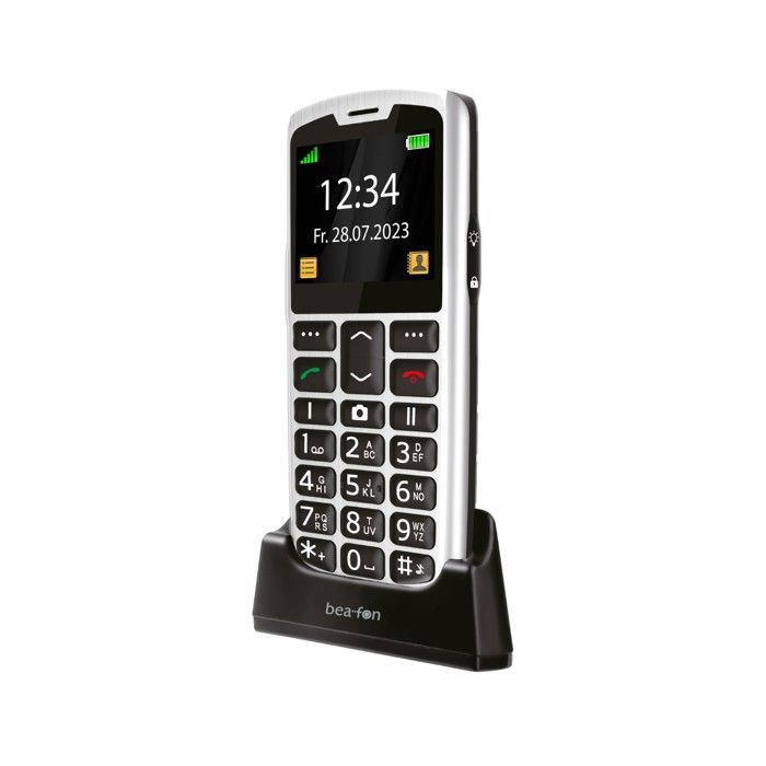 Téléphone Numérique - BEAFON - SL260 - Écran 2,2 Pouces - Poids 90 G - Couleur Noir, Argent