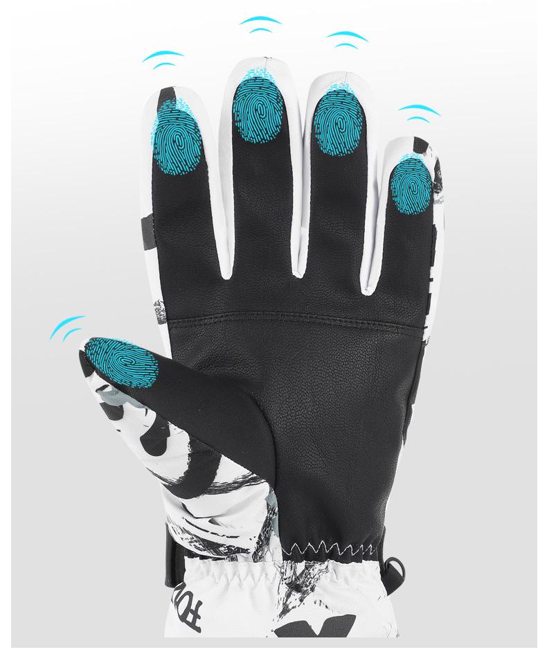 Unisex Winter Ski Gloves: Warm, Waterproof, Touchscreen-Compatible for Outdoor Activities