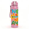 1PC Cinco De Mayo Art 750ml Color Plastic Sports Water Bottle Leakproof Flip Straw Lid Suitable for Sports Office Home Use