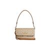 Coach Brynn 23 Classic Monogram Flap Top Detachable Long Handle Adjustable Shoulder Strap Canvas With Leather Tote Crossbody Shoulder Bag CA529-IMNLJ