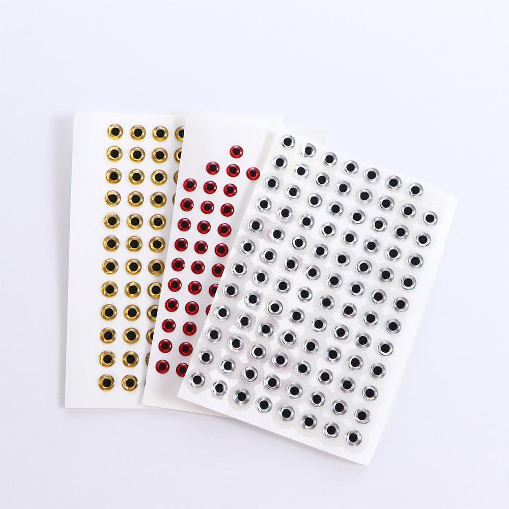 Eyeball Simulation 100pcs/lot Fishing Lure Eyes 3D Fish Eyes DIY Eyes Artificial Fish Eyes