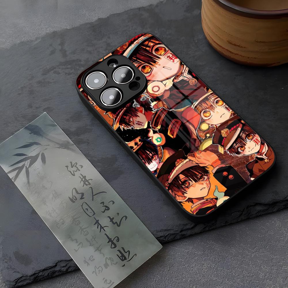 Toilet Bound Hanako Kun Phone Case Tempered Glass For IPhone 13 17 14 16 12 15 11 Pro XS Max Plus Mini X XR SE2020 Coque