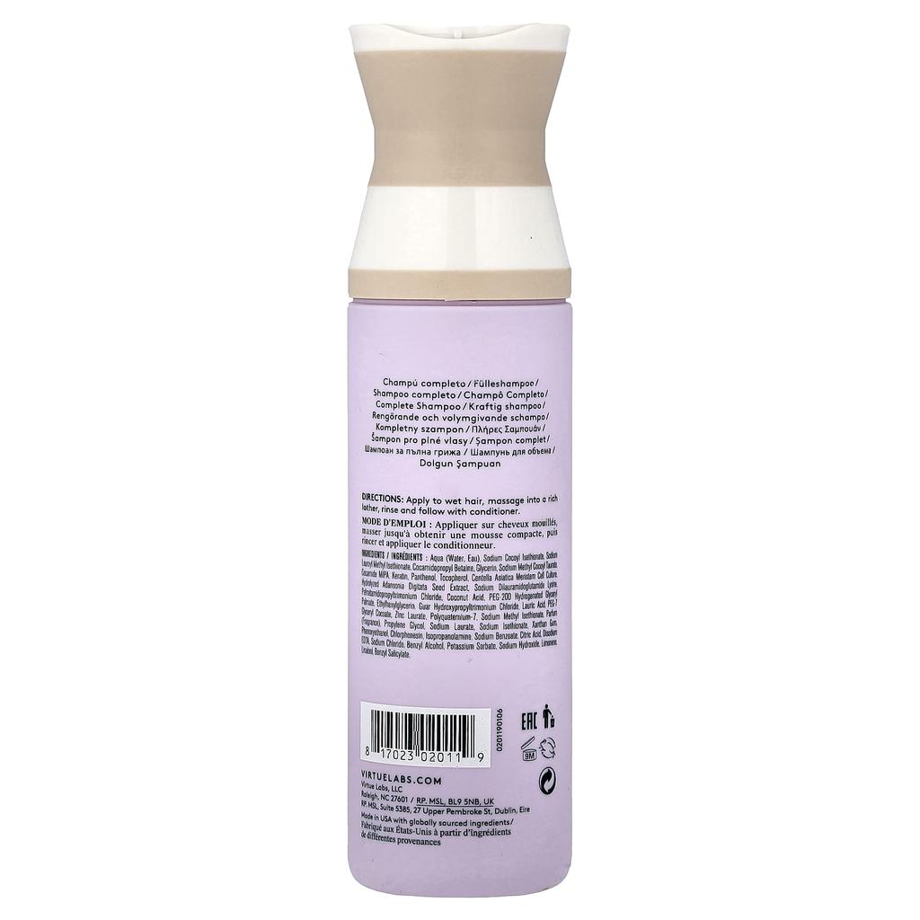 Virtue Labs, Full Shampoo, 240 мл (8 жидких унций)