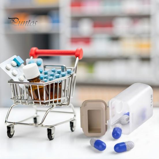 Магнитный еженедельный органайзер для таблеток, портативный дорожный футляр для таблеток, дозатор для лекарств, контейнер для капсул, ящик для хранения таблеток