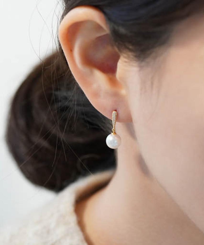 Серебряные серьги Alleun 925 пробы с кубическим цирконием в форме слезы, смелые, мини