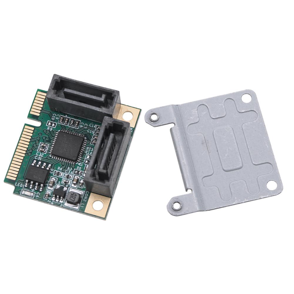 Адаптер Mini PCI-E To SATA3.0 M.2 PCI-E 2.0 Карта-переходник 5/2.5 Гбит/с Карта расширения 2/4 SATA 3.0 Адаптерная карта SSD