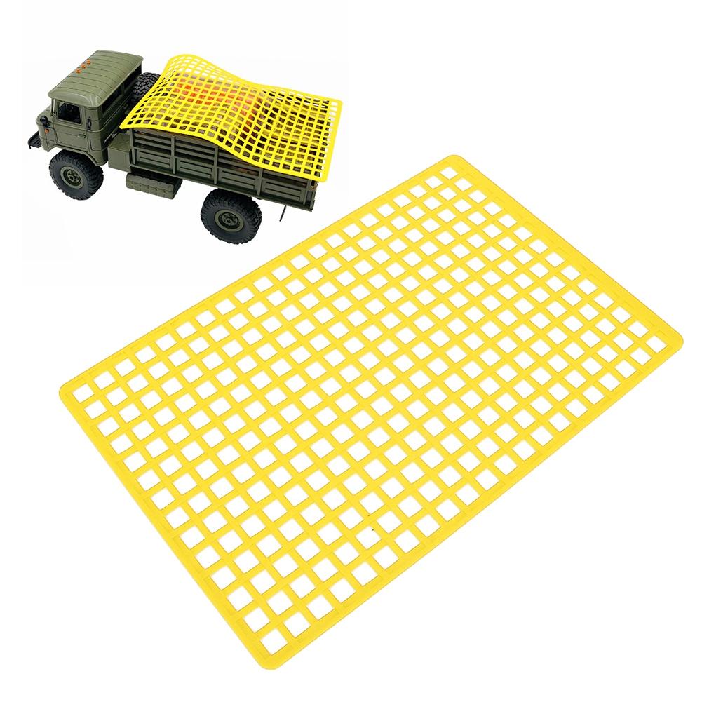 Simulation Rubber Window Baggage Luggage Net Accessory for Axial for RC Crawler Car Yellow