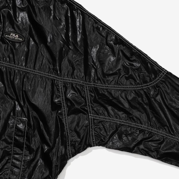 Fila Ветровка с капюшоном, глянцевая