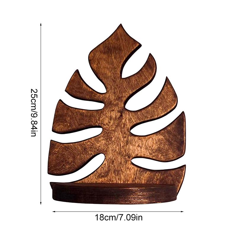 1 шт. деревянная многофункциональная стойка для хранения свечей, украшение для фермерского дома, книжная полка, практичная настенная фоторамка