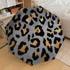 1pc Leopard Print Automatic Open/Close Umbrella, Halloween &  Gifts - Ideal for Daily, Formal, Party Use, Durable Canopy yy251011021