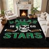 Dallas Stars Carpet Door Mat for Living Room or Bedroom Protective Mat Under Chair Office Decoration Christmas Gift Birthday Present