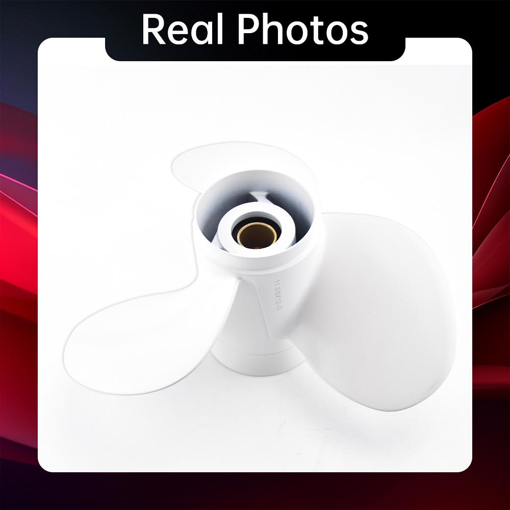 Подвесной гребной винт для Yamaha 20hp 25hp 30hp 40hp 48hp 50hp 60hp 11 3/8*12, винт из алюминиевого сплава, морской двигатель, 3 лезвия, 13 шлицев