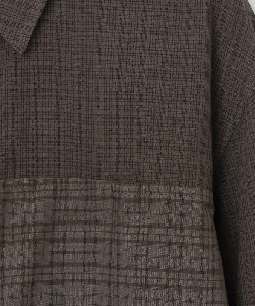 MILLO ARCHIVE Kozel Washed Check Shirt [Washed Brown]