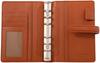 Franklin Planner Calm Soft Leather Binder, 20mm, Brown, Pocket Size, 65619