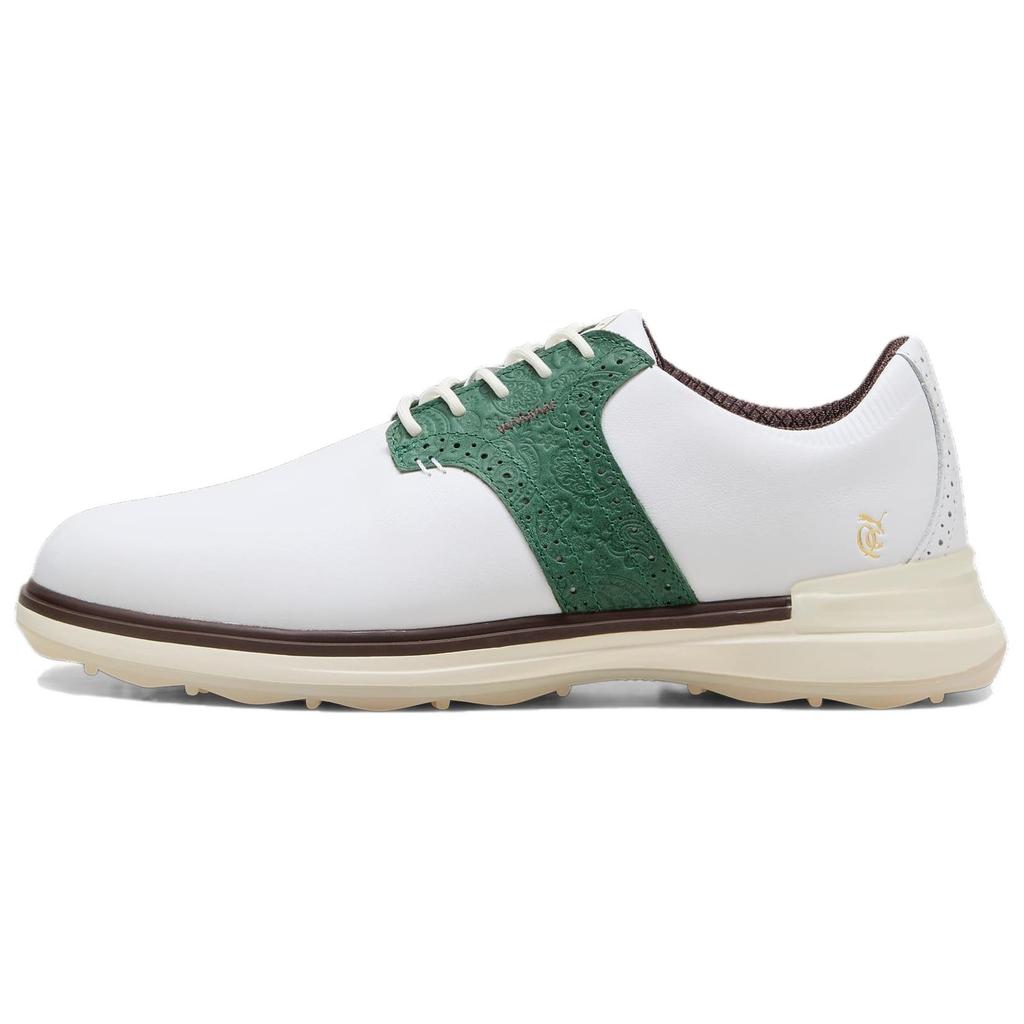 Quiet Golf Club X Puma Avant White Deep Forest Men Sneakers Lime-Pow 310044-01