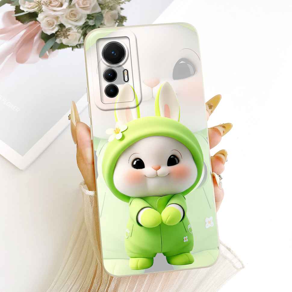 Чехол для Xiaomi 12 Lite Милый Кот Подсолнух Мягкий Силиконовый Задний Чехол для Xiaomi 12 Lite 2203129G Чехлы для Телефона Fundas