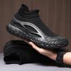 Men's Shoes New Soft-soled Comfortable Running Shoes Fashionable Flying-woven Sports Shoes Simple Casual Shoes