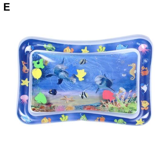 Водный сенсорный игровой коврик, интерактивные игрушки для кошек, коврик для самостоятельной игры с надувным рисунком морских животных