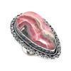 Rhodochrosite Handmade 925 Sterling Silver Jewelry Ring Size 9.5 F5M48