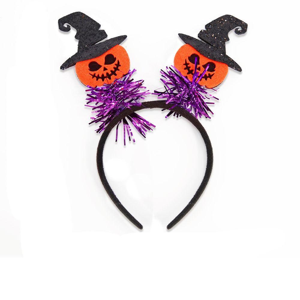Spider Pumpkin Hairbands DIY Hair Accessories Spider Web Head Wrap Halloween Headband  Boys/Girls