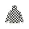 Vans Толстовка с капюшоном и клетчатым узором Женская толстовка Черный Белый VN000BYUC61
