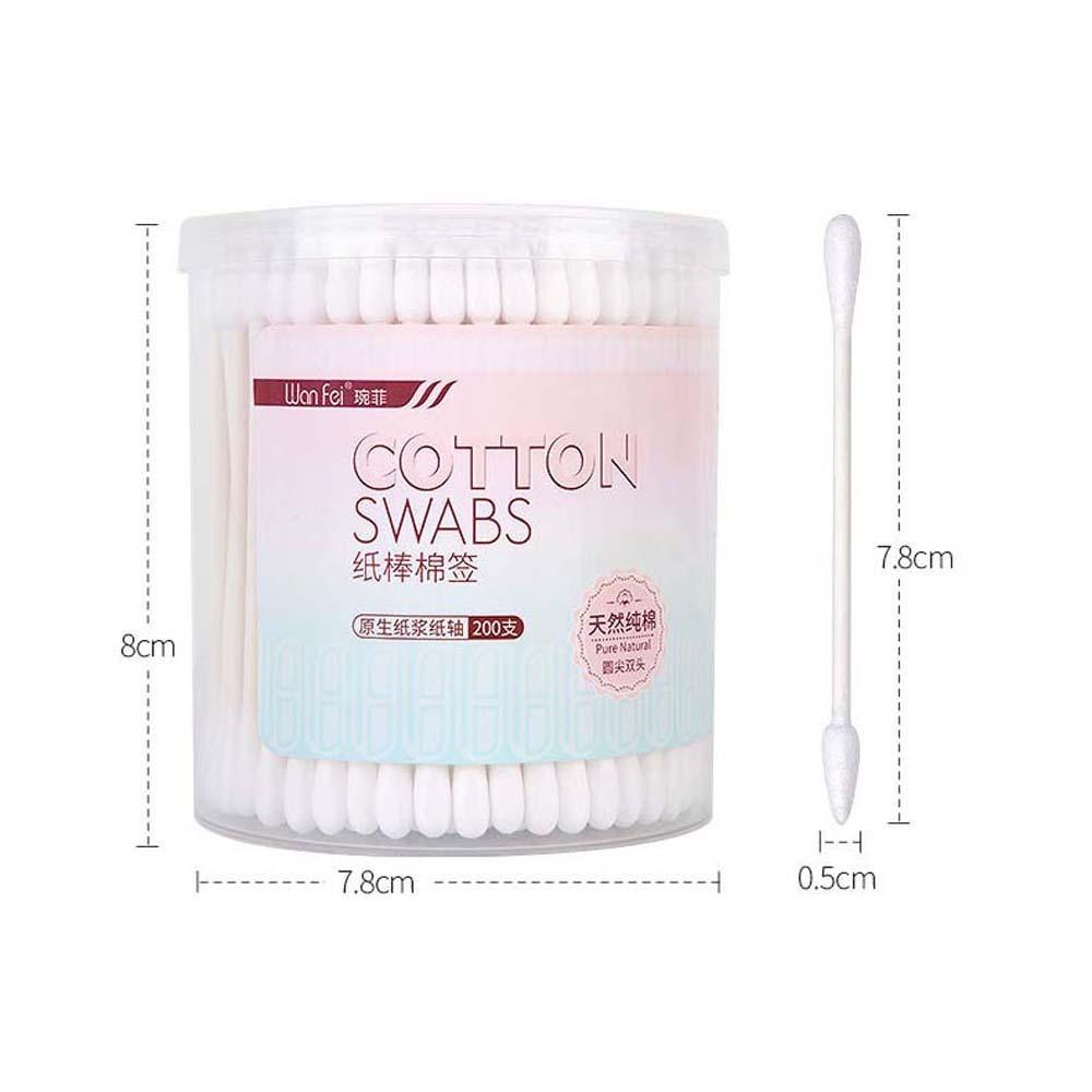 Ватная палочка с двойной головкой, ватные тампоны, средство для чистки ушей, ватная палочка для макияжа, портативный бытовой прибор